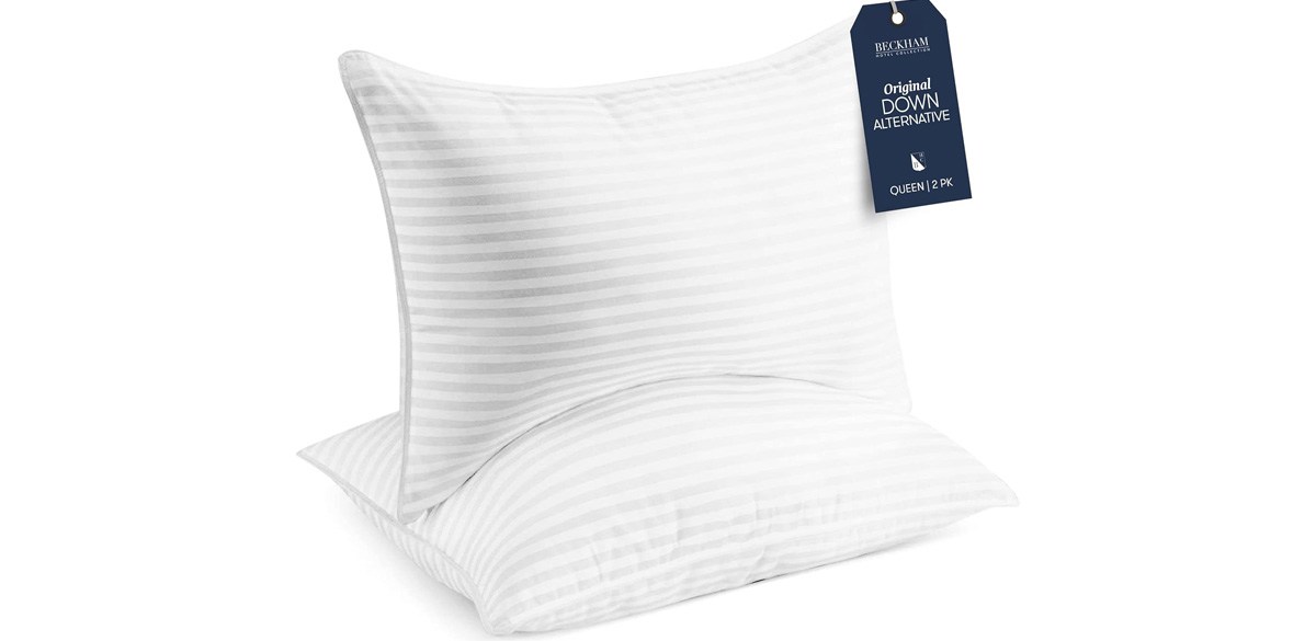 Beckham Hotel Collection Bed Pillows Standard/Queen Size Set of 2