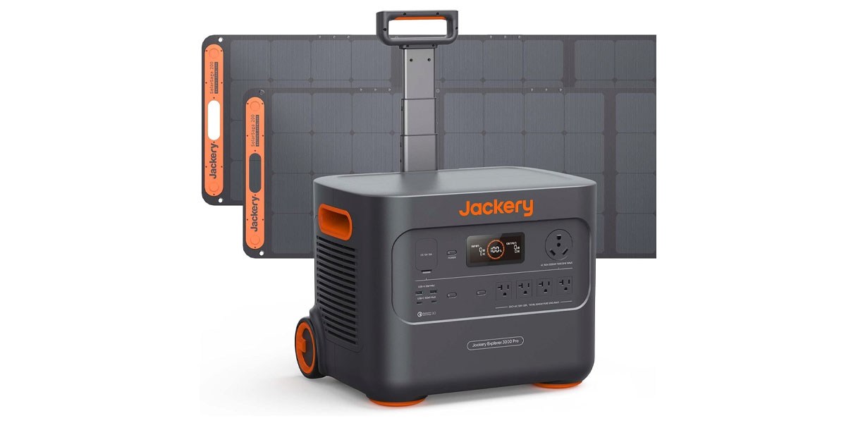Jackery Solar Generator 3000 PRO 400W
