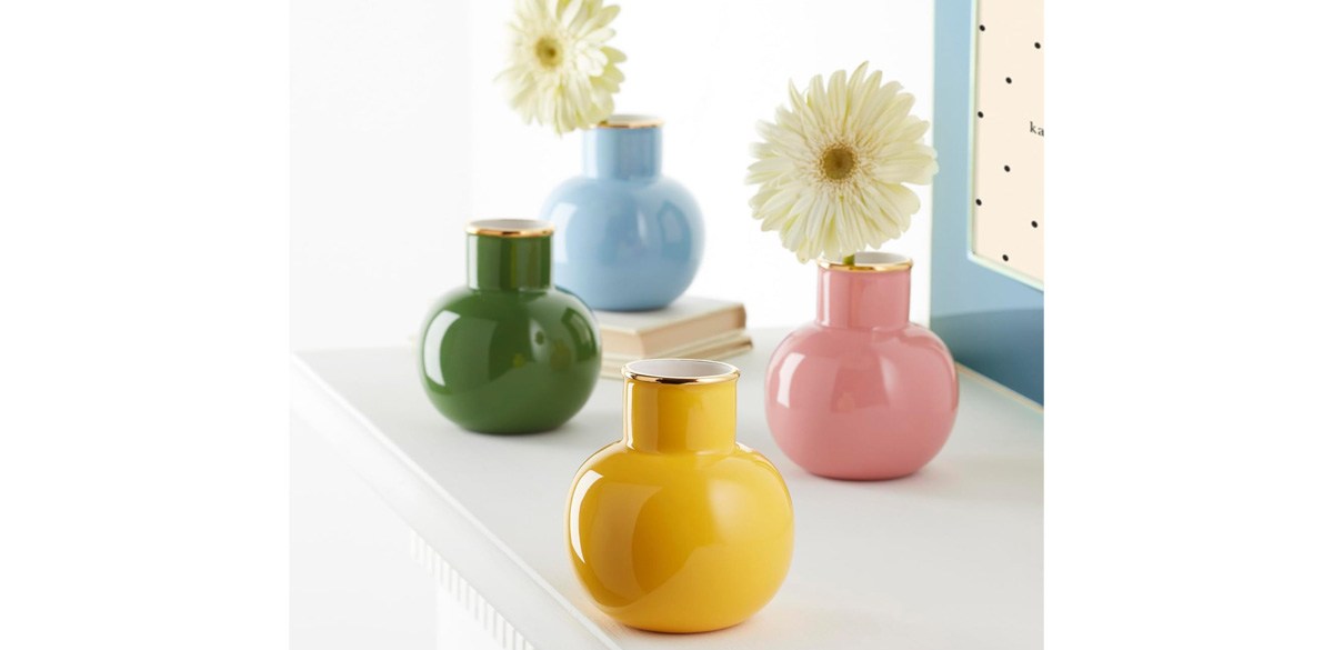 Kate Spade New York Green Make It Pop Small Vase