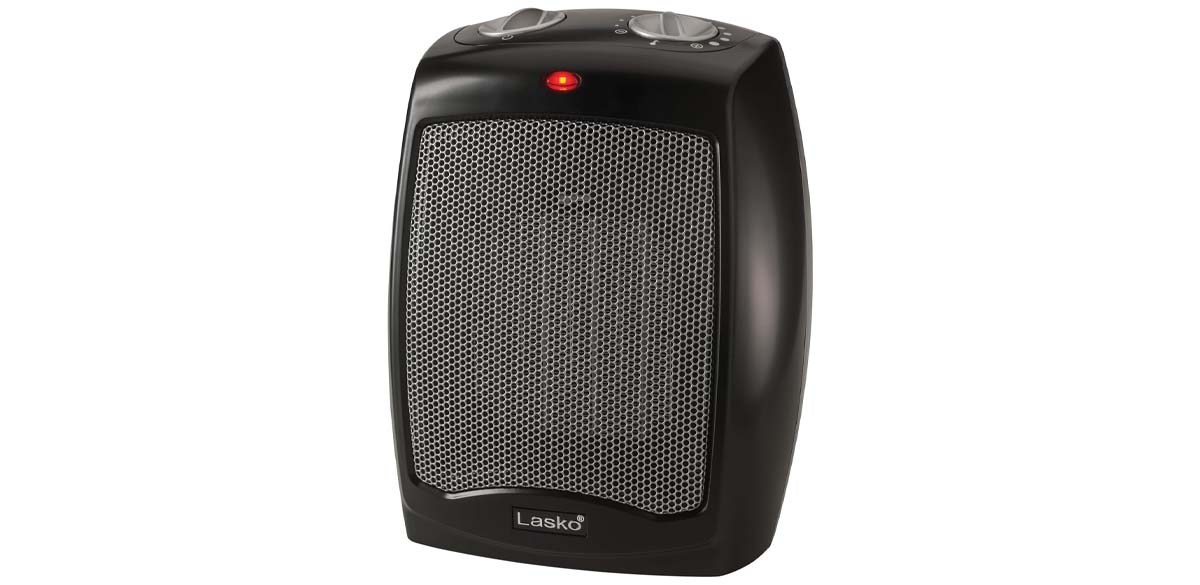 Lasko CD09250 Ceramic Adjustable Thermostat Heater