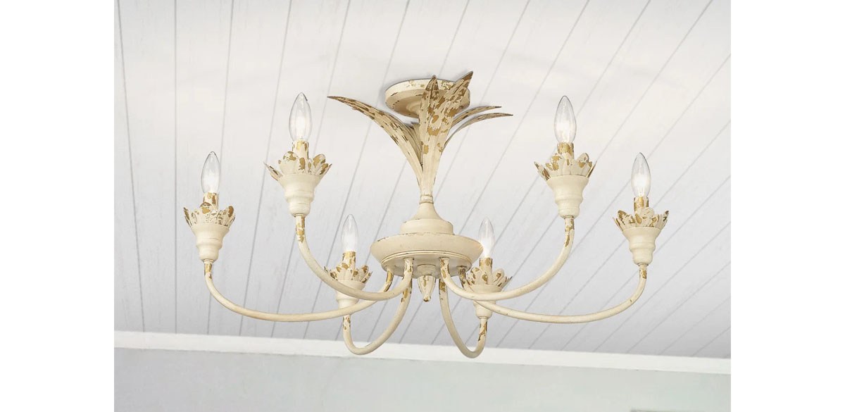 Laurel Foundry Modern Farmhouse Baum Semi Flush Mount