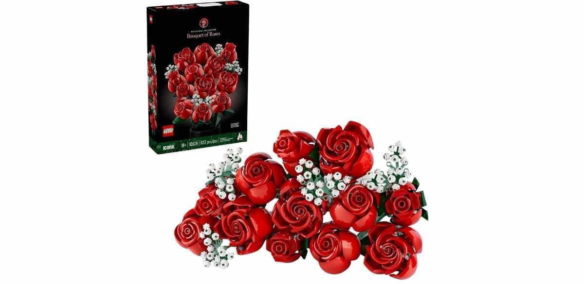LEGO Botanicals Bouquet of Roses Artificial Flowers