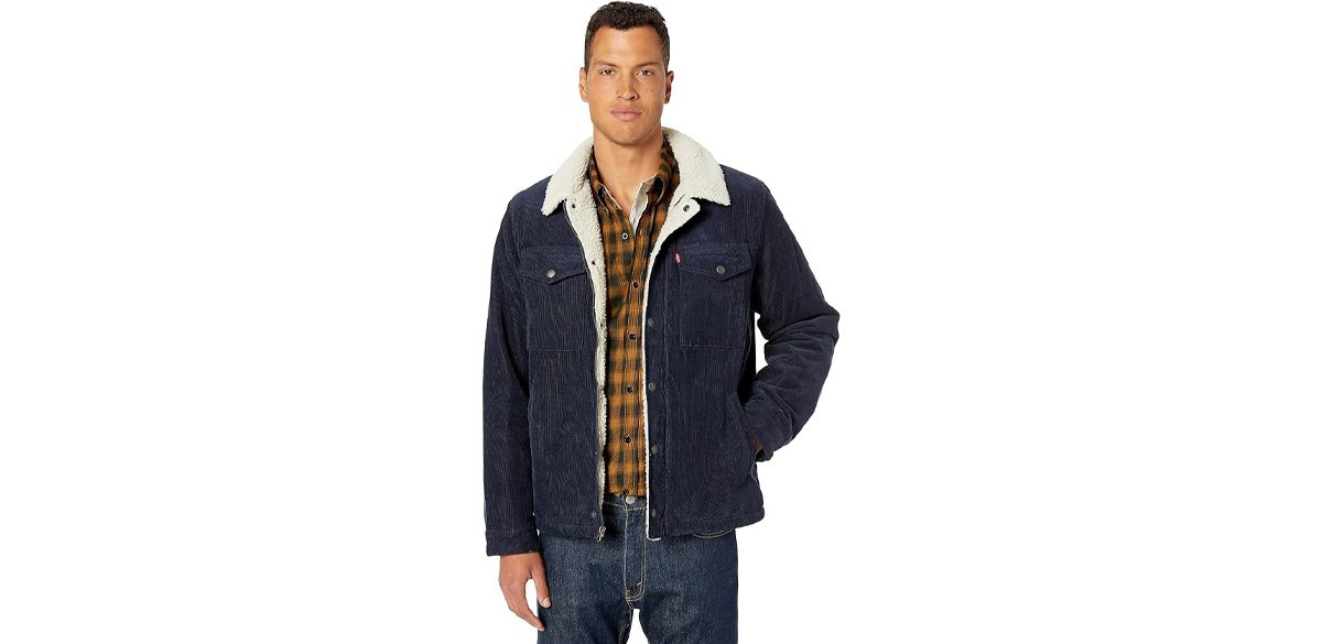 Levi's Men's Corduroy Sherpa Lined Trucker Jacket