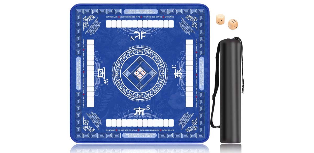HYXFJITS Mahjong Mat with Rules