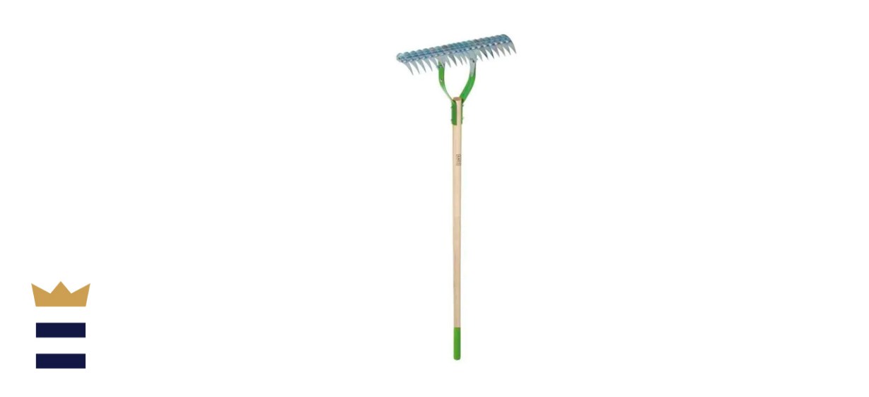 Ames 19-Tine Adjustable Thatch Rake
