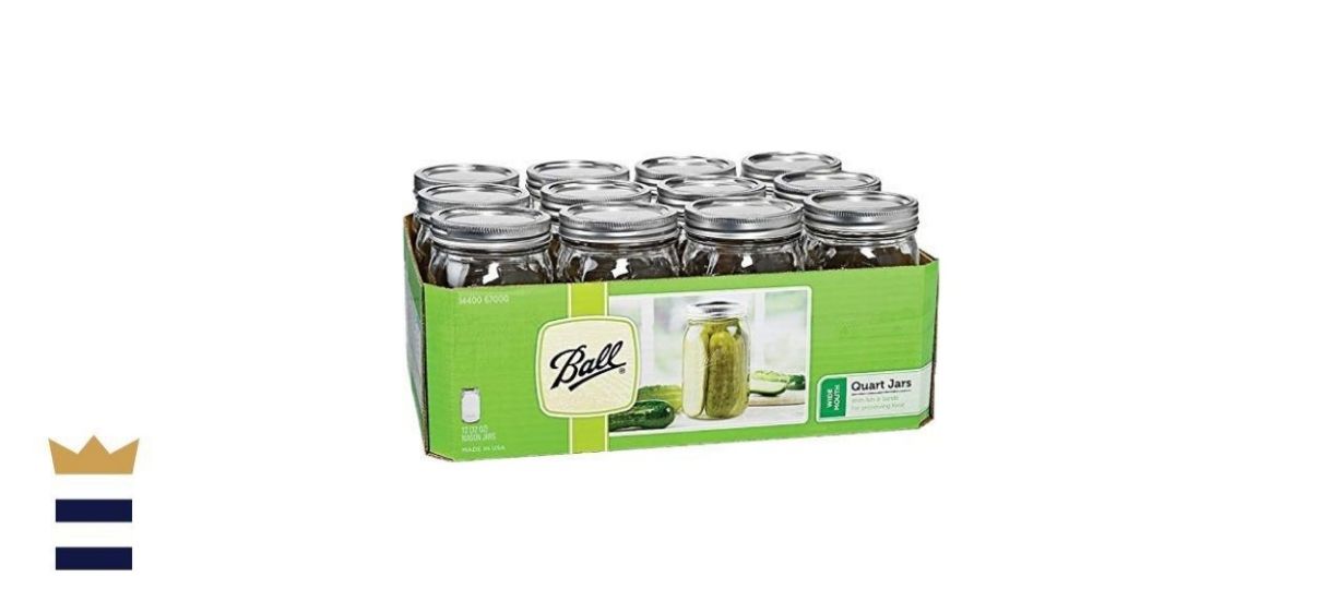 Ball 32-Ounce Wide Mouth Mason Jars