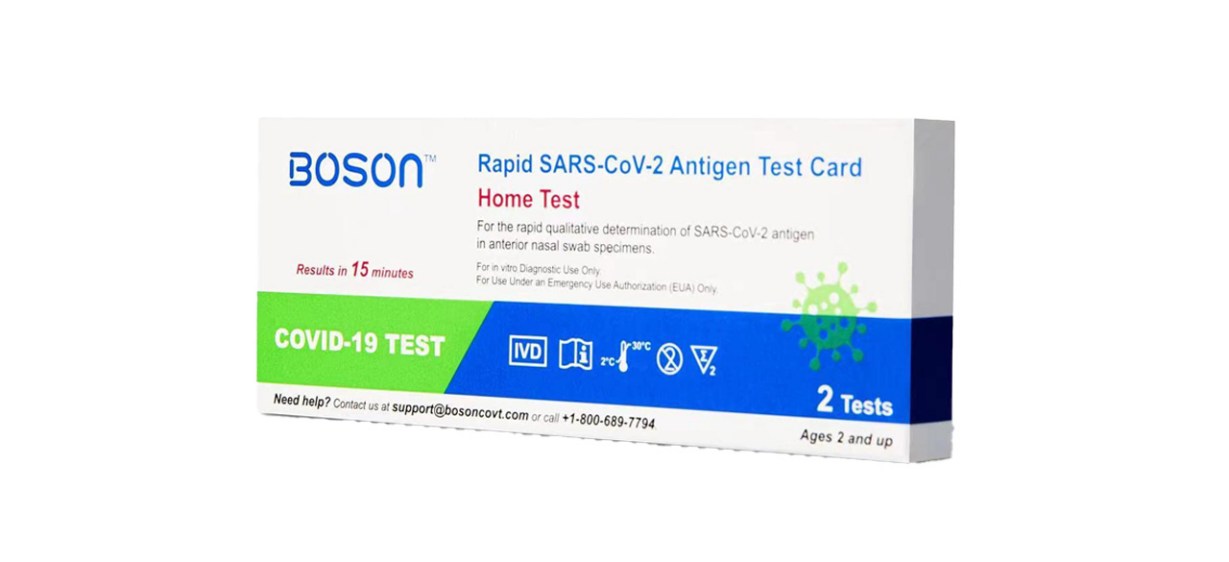 Boson Rapid SARS-CoV-2 Antigen Test Card Home Test
