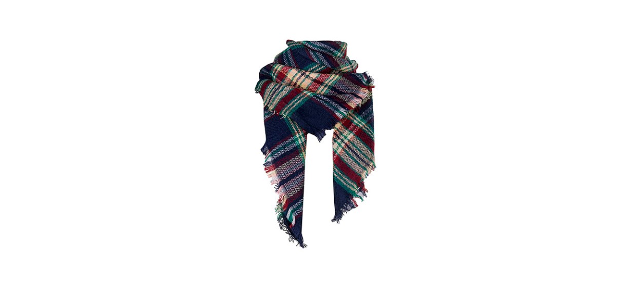 Best Chalier Plaid Blanket Scarf 