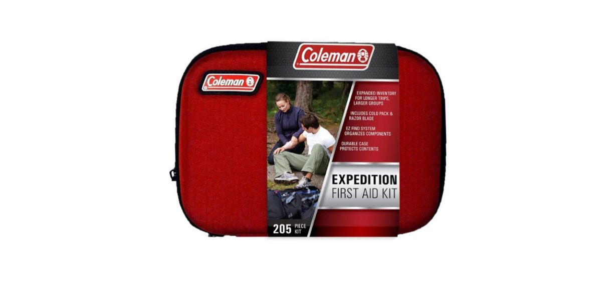 Best Coleman All Purpose Basic First Aid Kit for Minor Emergencies