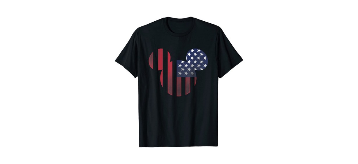 Best Disney Mickey Mouse Americana T-shirt