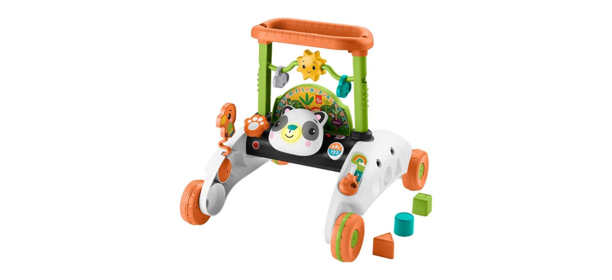 Best Fisher-Price Baby and Toddler Toy Two-Sided Steady Speed Panda Walker