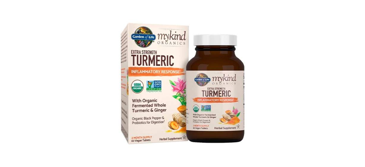 Best Garden of Life MyKind Organics Extra Strength Turmeric Supplement