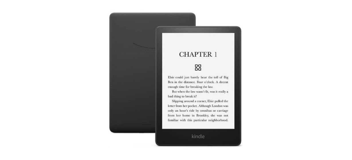 Kindle Paperwhite on white background