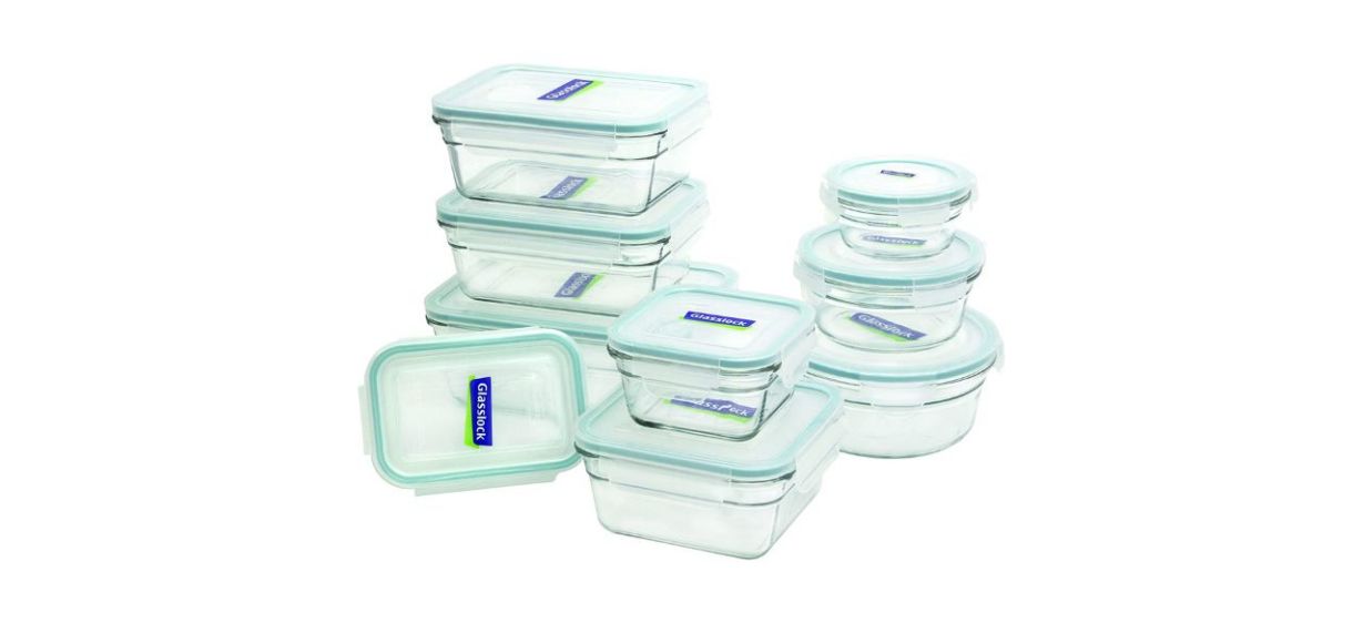 Best Glasslock 18-Piece Oven-Safe Container Set