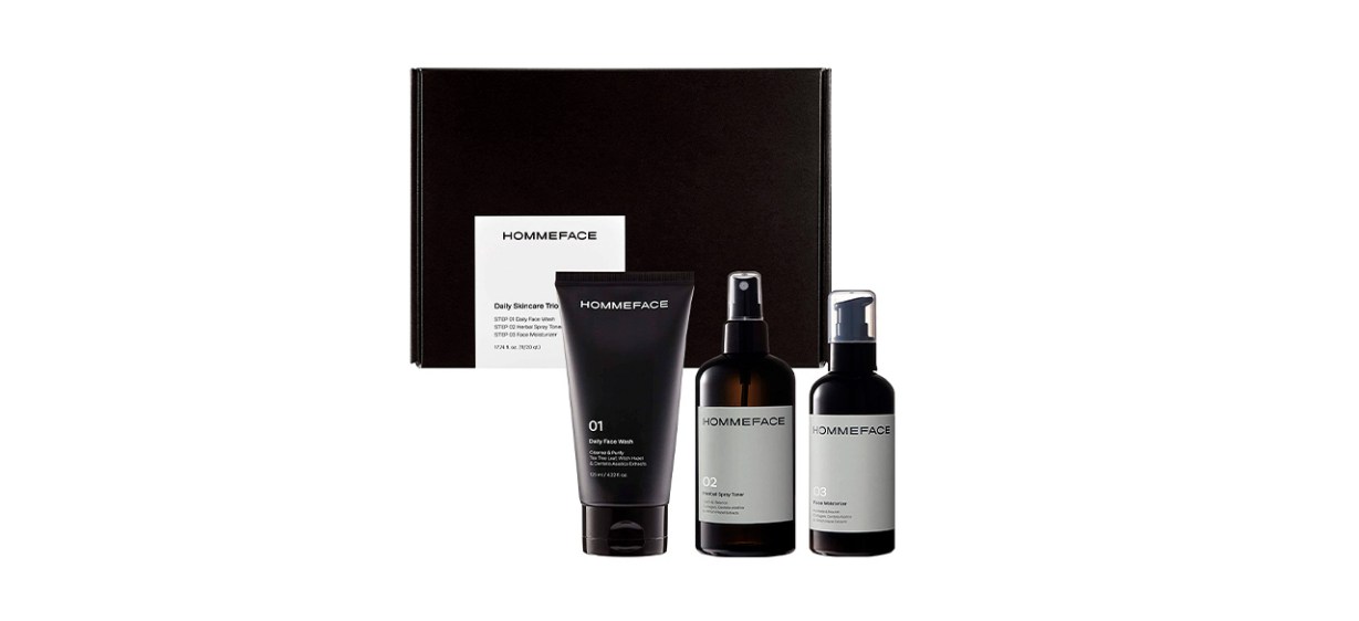 Best Hommeface Daily Trio Skin Care Set for Men