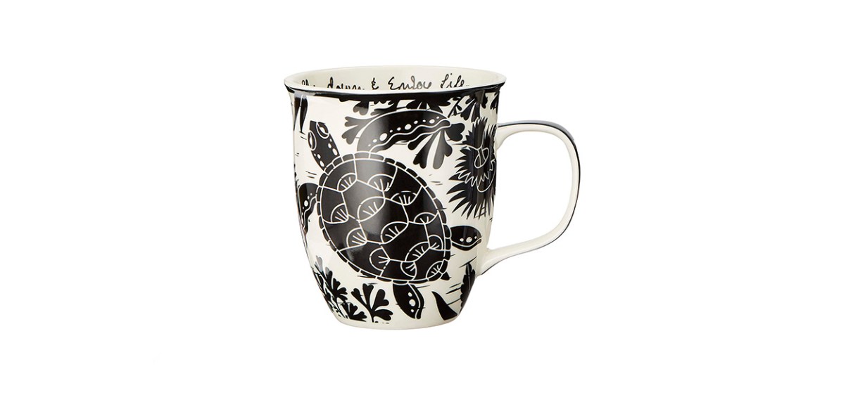 Best Karma Gifts Black-and-White Boho Mug