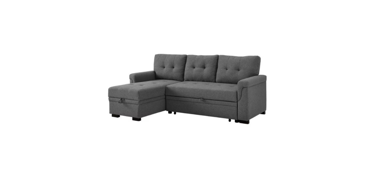 Best Kitsco Gunnar Reversible Sleeper Sofa and Chaise