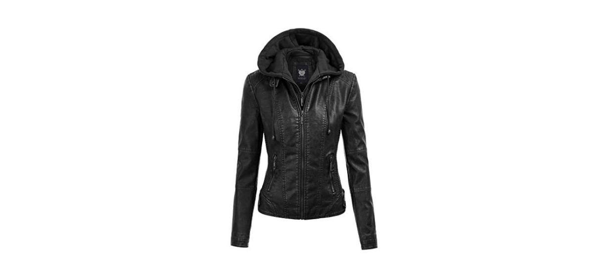 Best Lock and Love Womens Biker Coat
