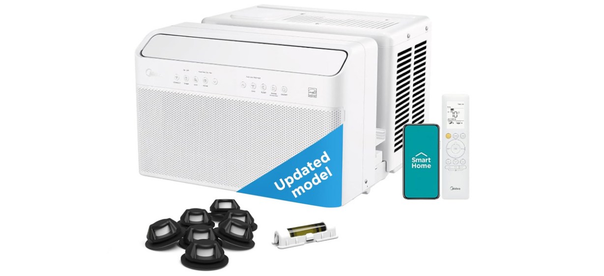 Midea MAW08V1QWT U-Shaped AC Window Air Conditioner