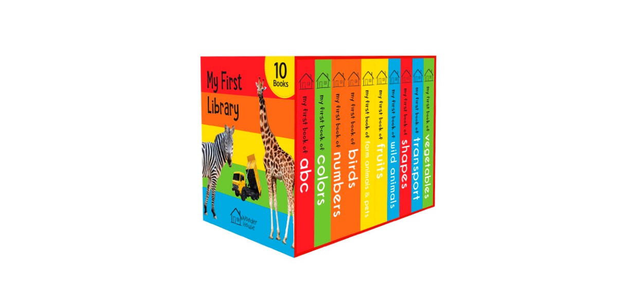 Best My First Library Boxset of 10 Board Books for Kids
