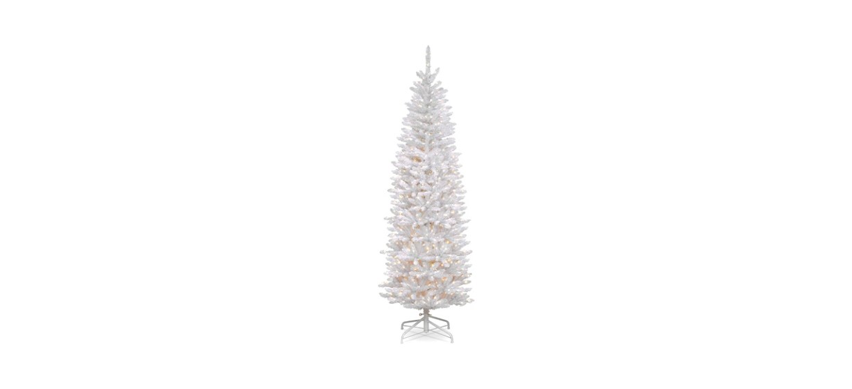 Best National Tree Company Artificial Pre-Lit Slim Christmas Tree