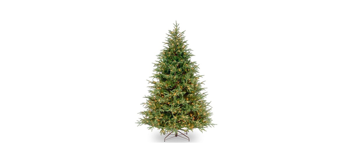 Best National Tree Company Pre-lit Feel Real Artificial Full Christmas Tree