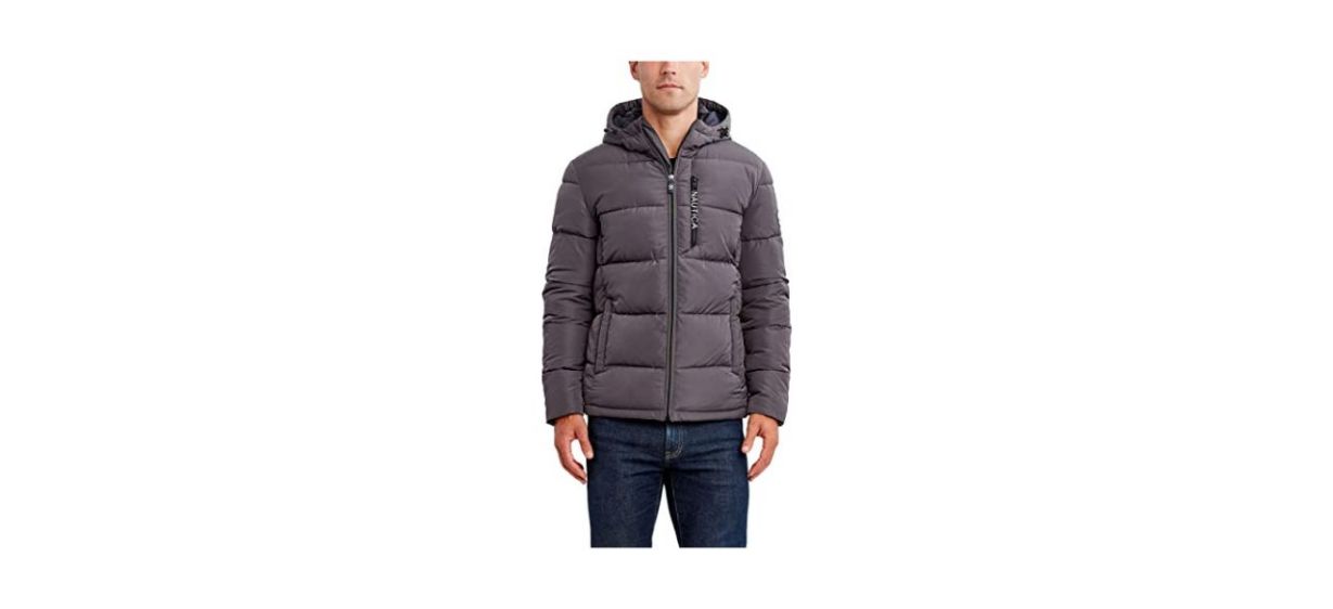Best Nautica Mens Hooded Parka Jacket