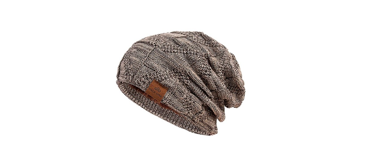 Best Page One Mens Winter Slouchy Beanie 
