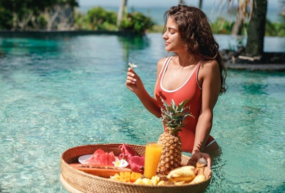 Best red one-piece swimsuit