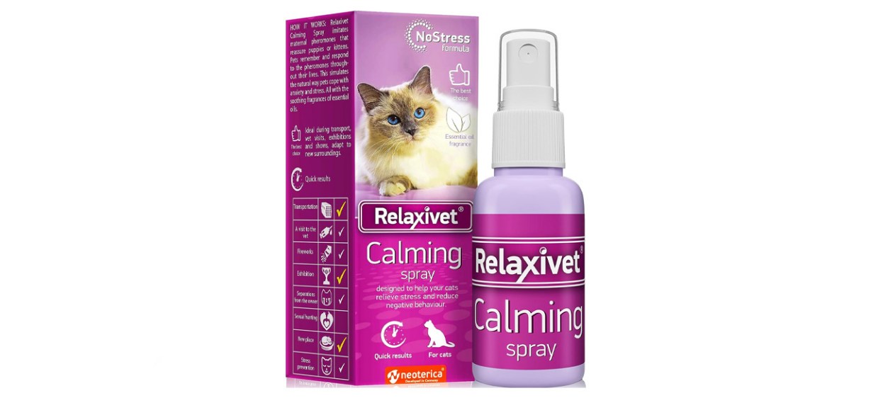 Relaxivet Pheromone Calming Spray For Cats