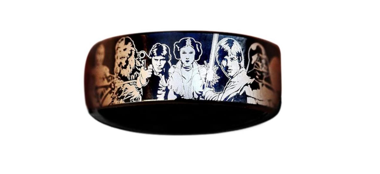 Star Wars Wedding Ring by Bloom Jewelers