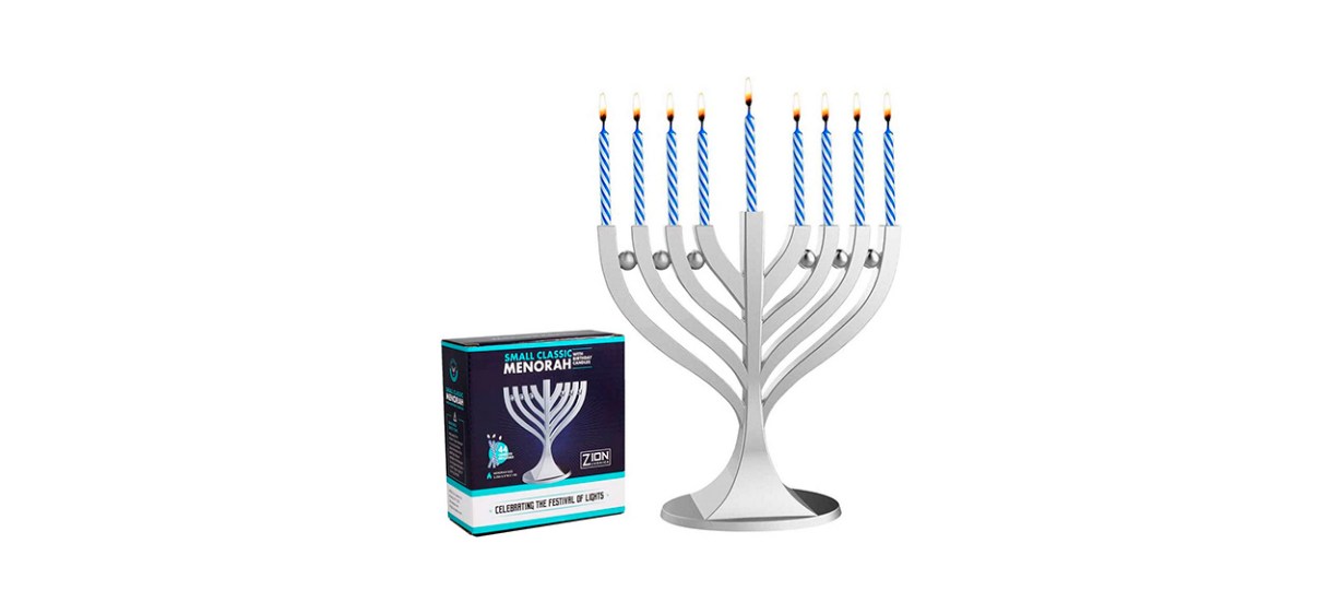  Zion Judaica Small Classic Menorah