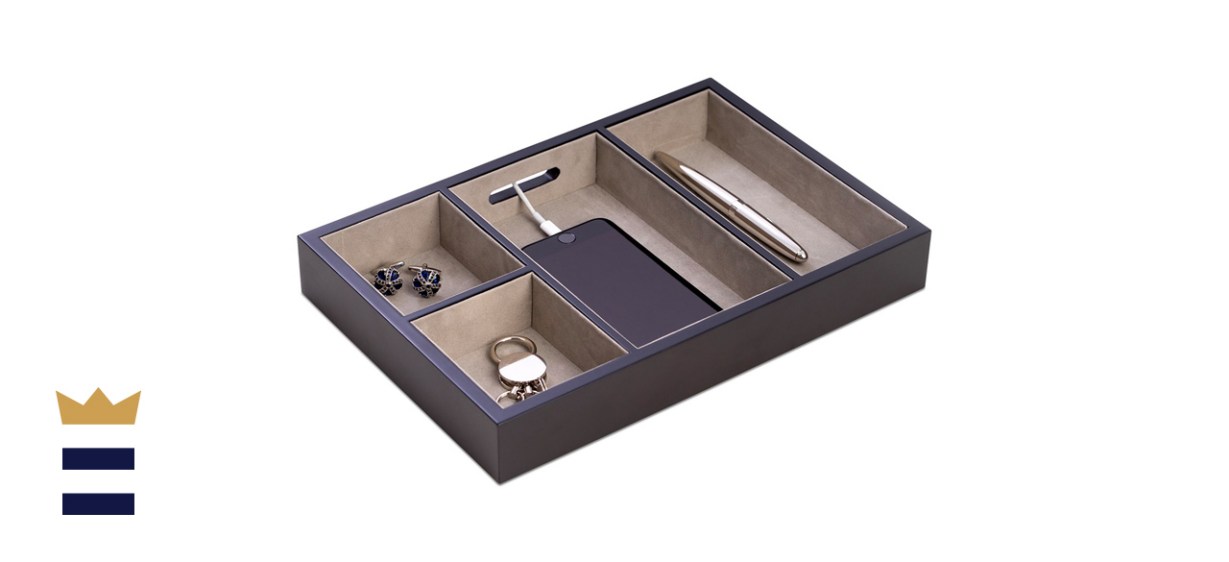 Bey-Berk Cherry Wood Open Valet