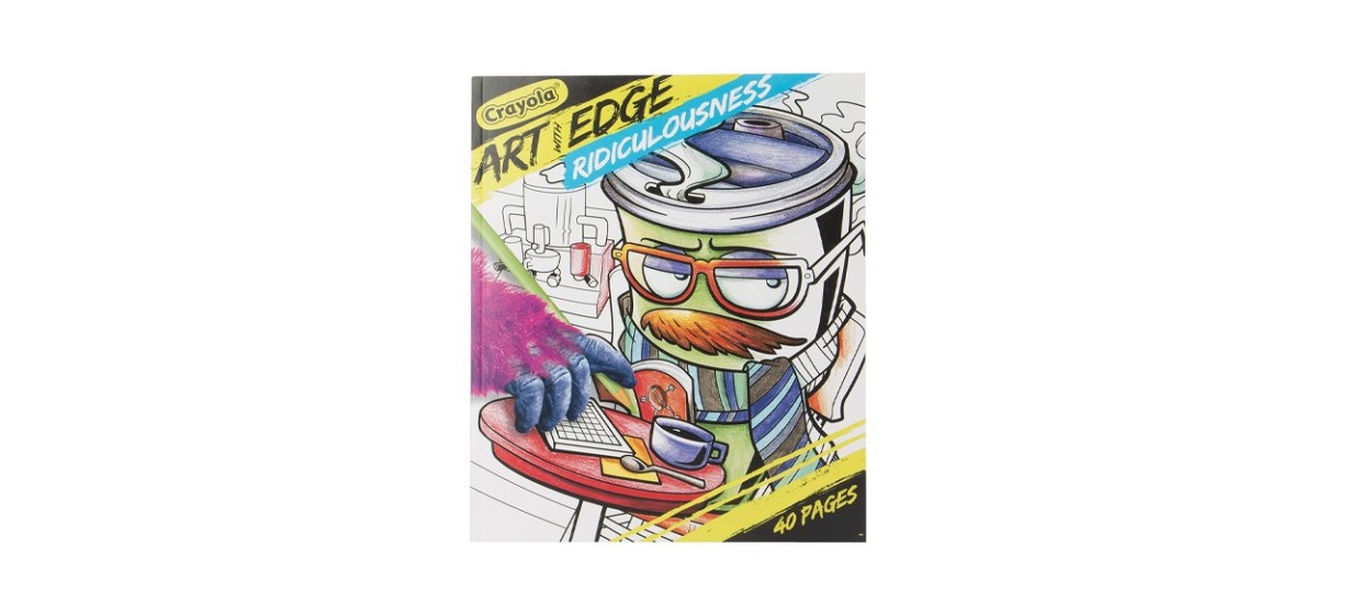 Crayola Art with Edge Ridiculousness Coloring Book
