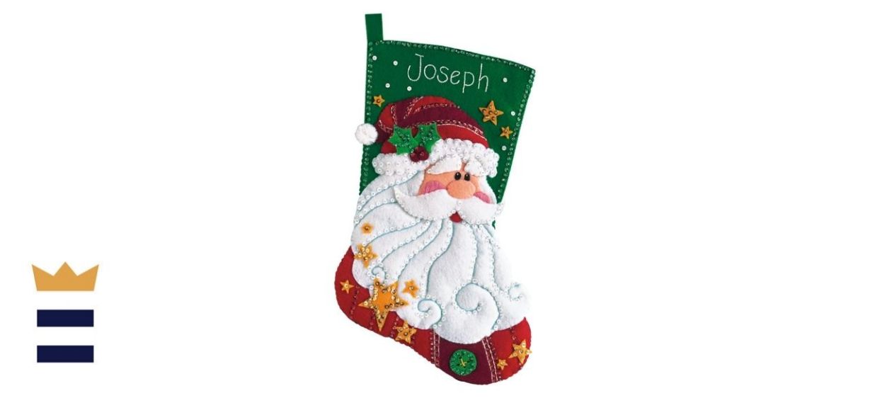 Dimensions DIY Felt Personalized Christmas Stocking Kit