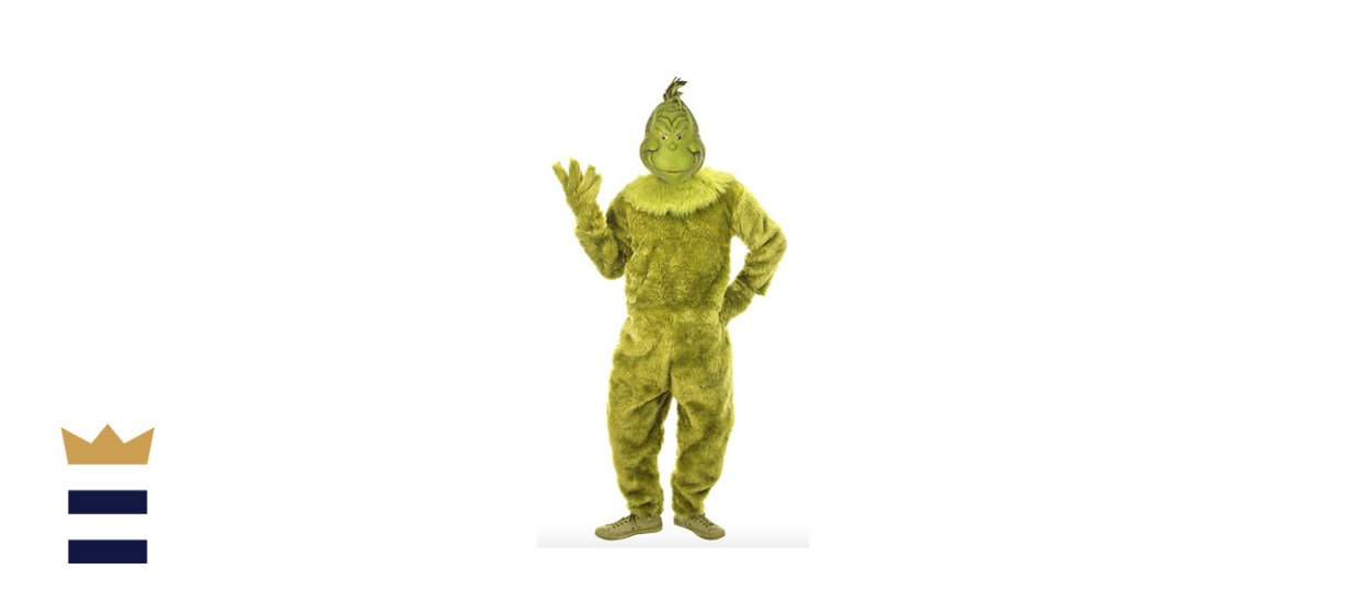 Dr. Seuss The Grinch Deluxe Costume with Full Mask for Adults