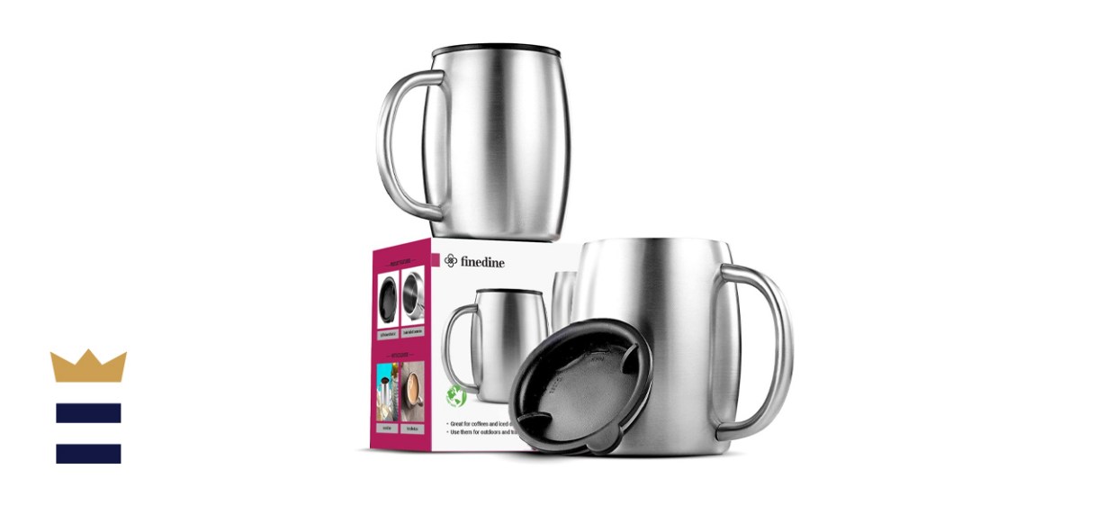 Finedine Double Wall Stainless Steel Coffee Mug
