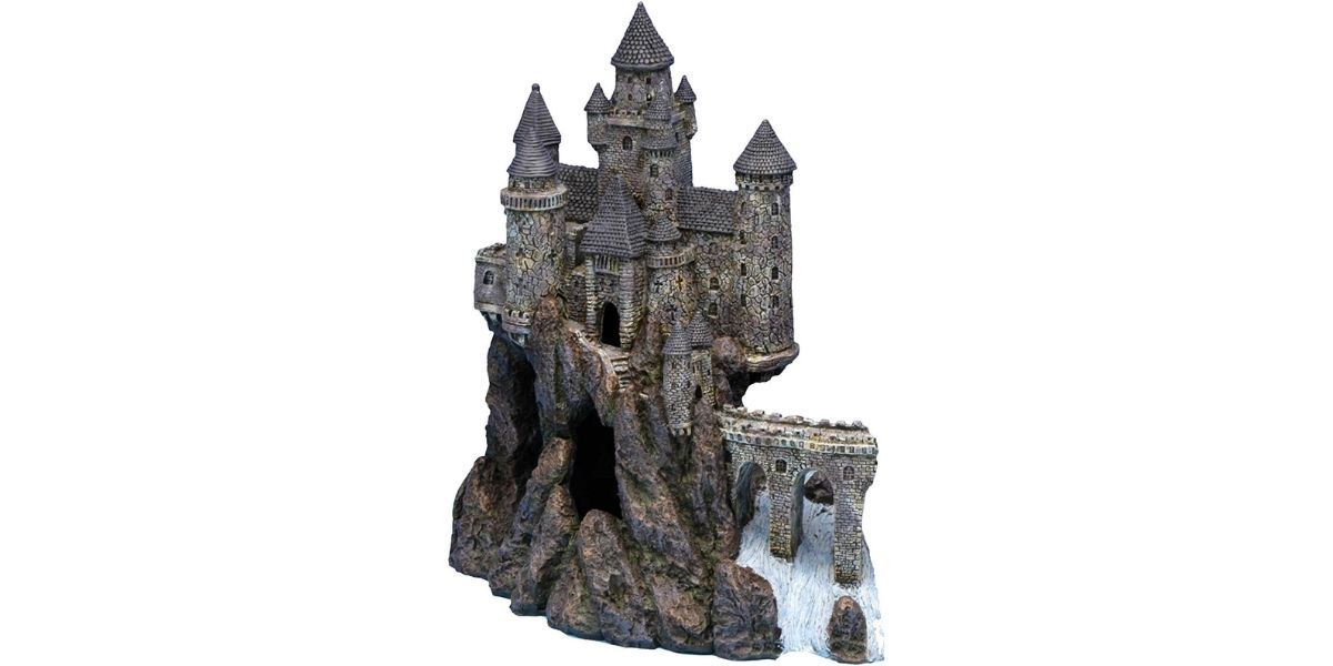 Penn-Plax Age-of-Magic Wizard’s Castle Aquarium Decoration