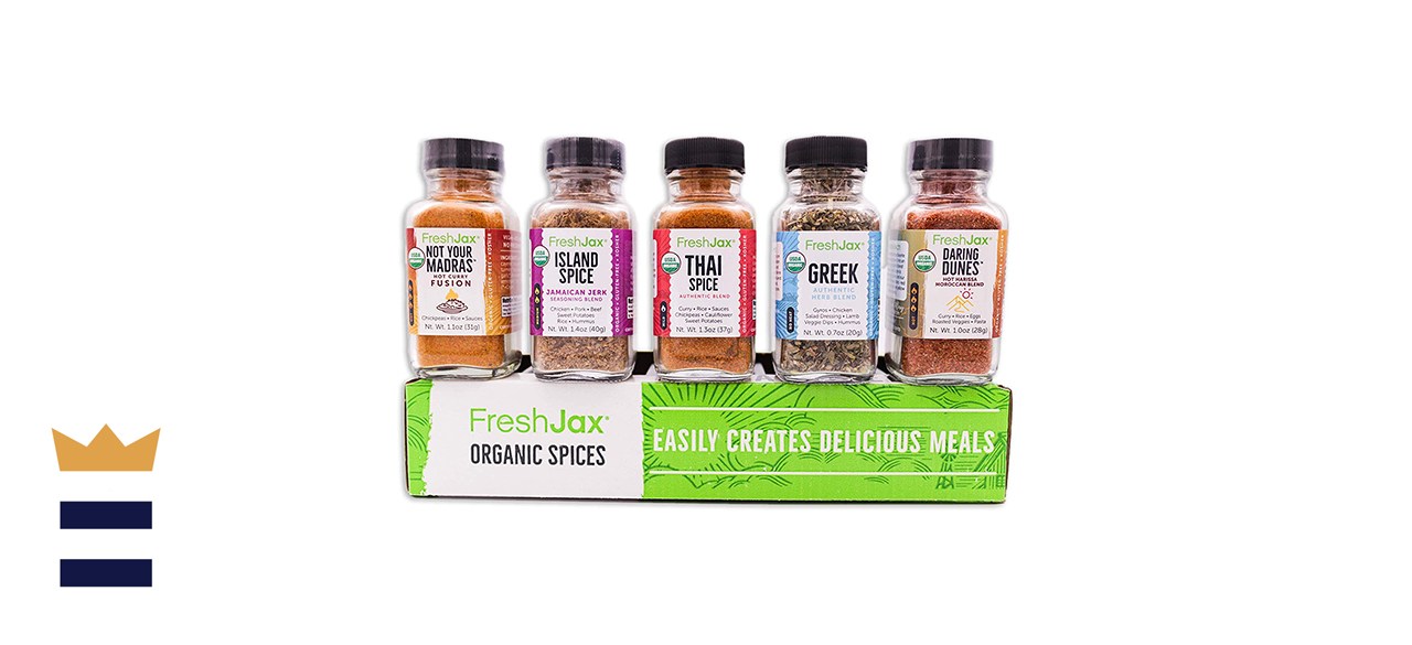 FreshJax Taste the World Organic Spice Sampler Gift Set