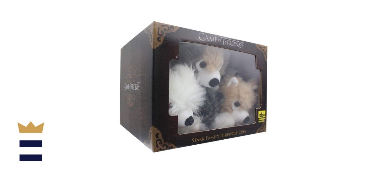 Game of Thrones Direwolf Cub Plush Box Set