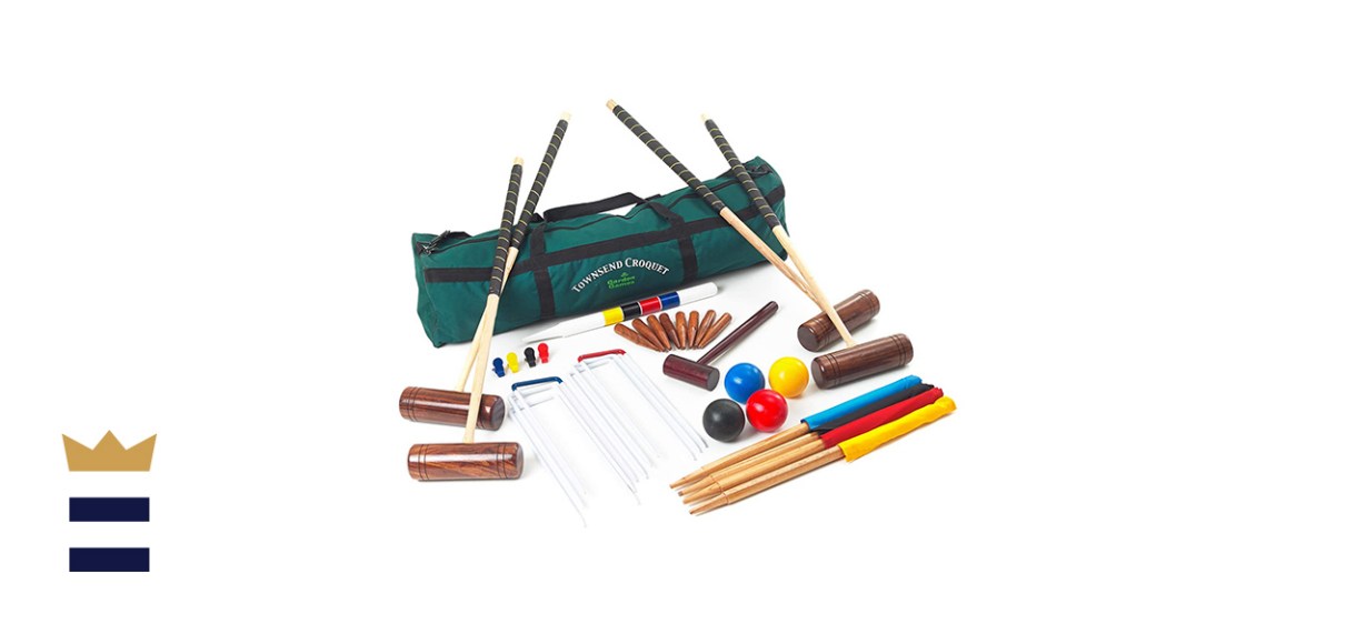 Garden Games Townsend Croquet Set Outdoor Croquet Set for Families