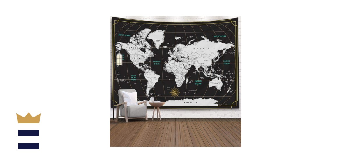giant world map