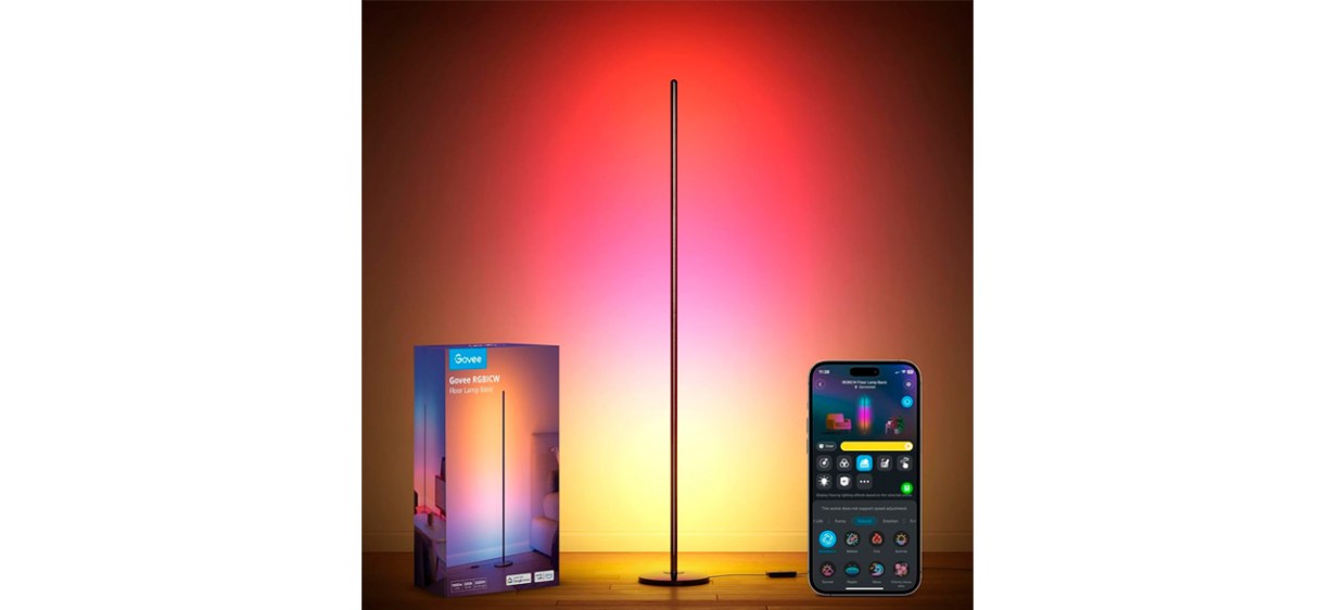 Govee RGBIC 1,000-Lumen Smart Modern Floor Lamp