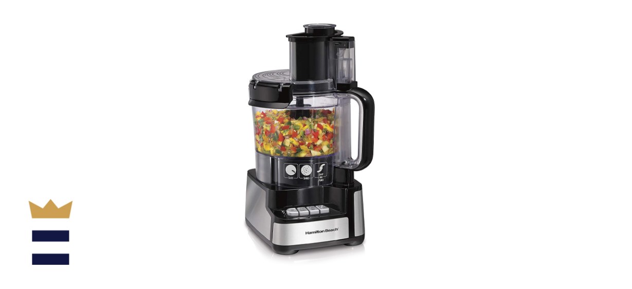 Hamilton Beach 12-Cup Stack &amp; Snap Food Processor