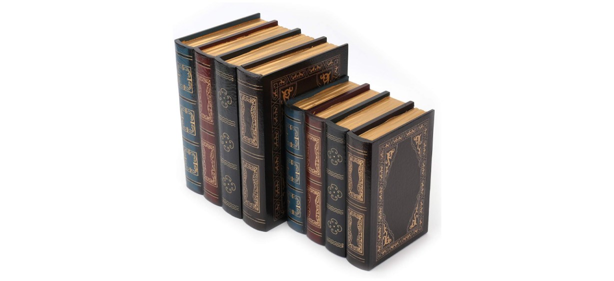 Best Tosnail 2 Pack Decorative Book Boxes