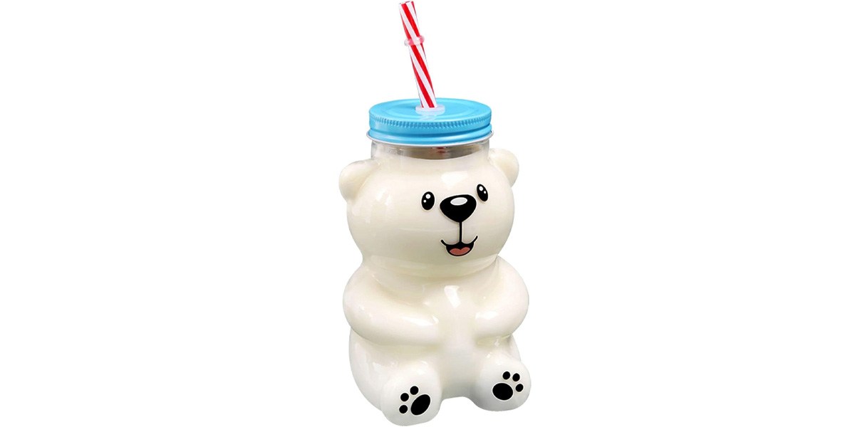JHTPSLR Kawaii Bear Sippy Cup