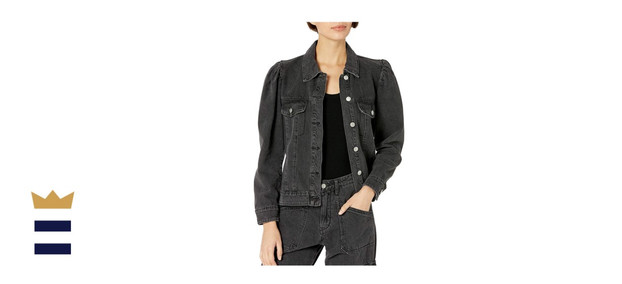 KENDALL + KYLIE Puff-Sleeve Denim Jacket