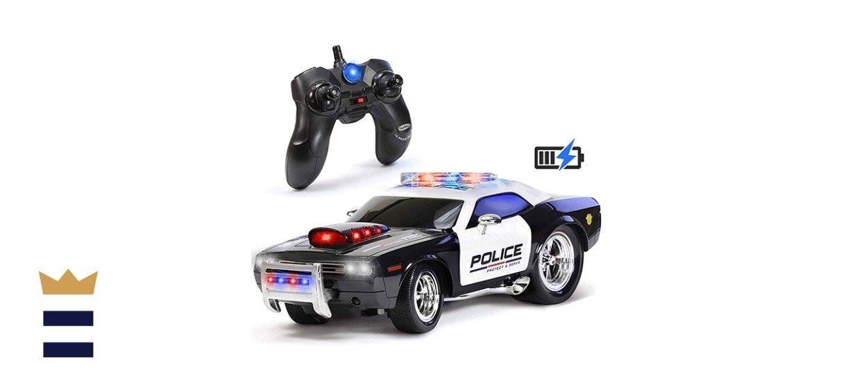 KidiRace Remote-Control Police Car