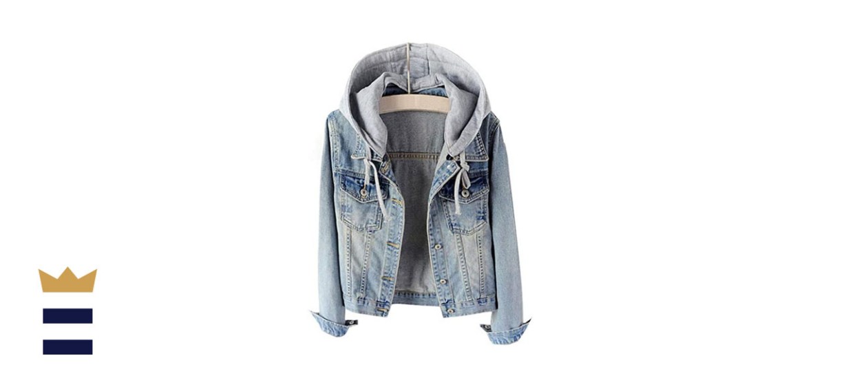 LifeShe Women’s Detachable Hoodie Jacket 