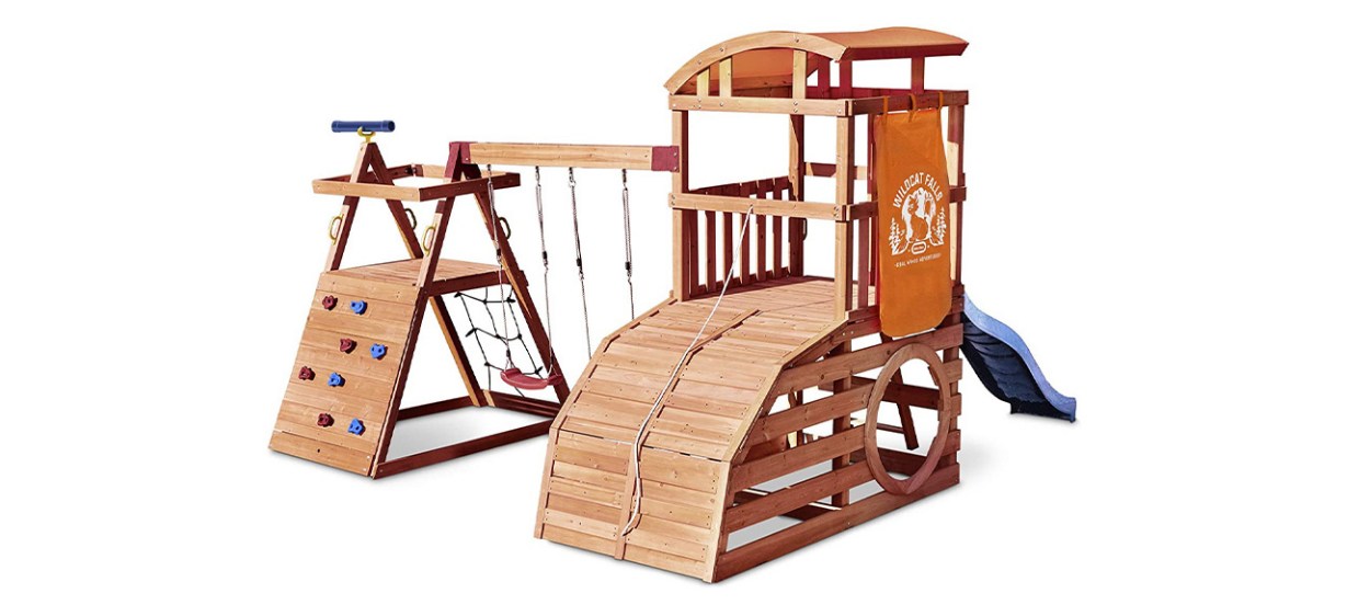 Little Tikes Real Wood Adventures Wildcat Falls Outdoor Playset